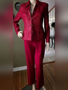 Vintage St. John by Marie Gray Two-Piece Evening Pantsuit